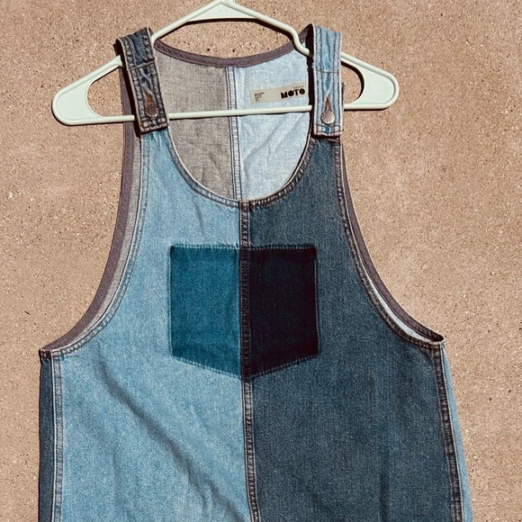 Denim Overall Dress - Picture 4 of 5